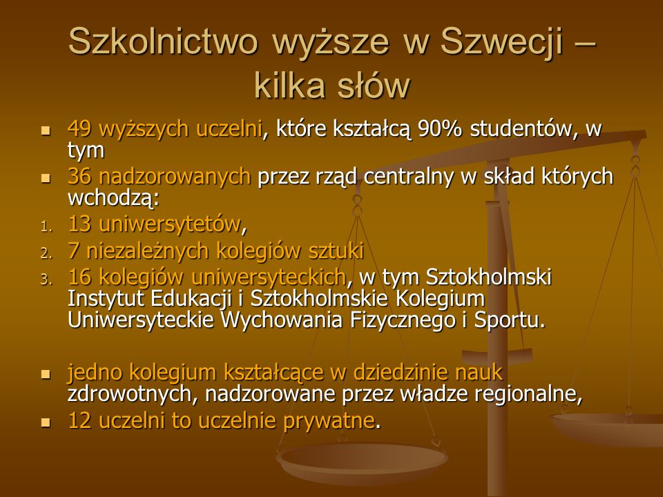 Szkolnictwo wyższe w Polsce i w Szwecji ppt video online pobierz